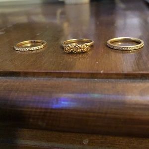 Madewell Ring Set (size 7)